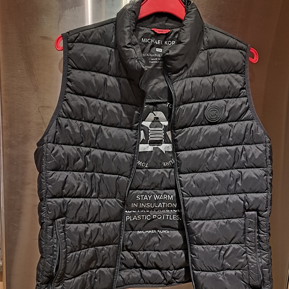 Michael Kors Black Puffer Vest